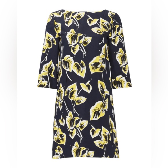 Marni Amlapura Floral Print Black and Yellow Dress - Picture 4 of 11